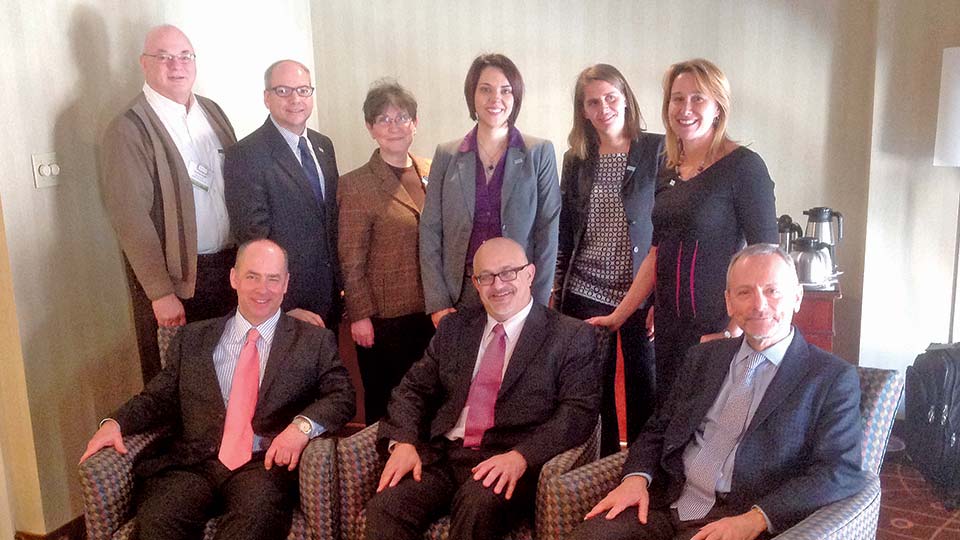Meeting with the assistant deputy ministers of the Office of Francophone Affairs and the Ministry of Children and Youth Services, Toronto, March 2015